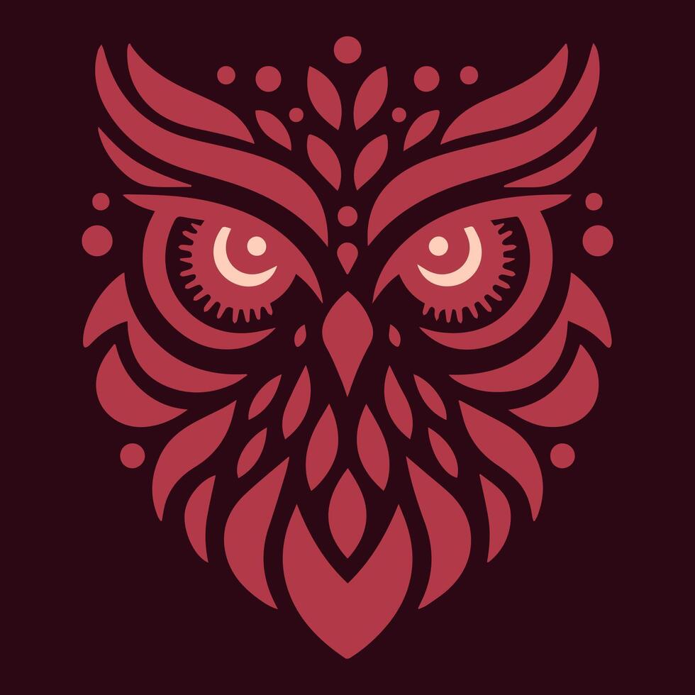 illustration vecteur graphique de Facile hibou modèle conception. parfait pour logo conception.