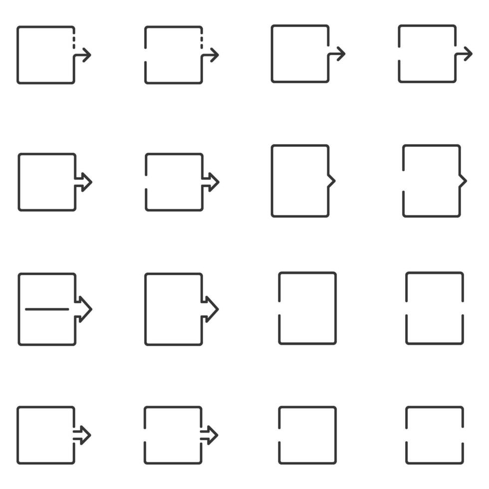 éléments infographie , flèche, carré, diagramme, graphique, vecteur