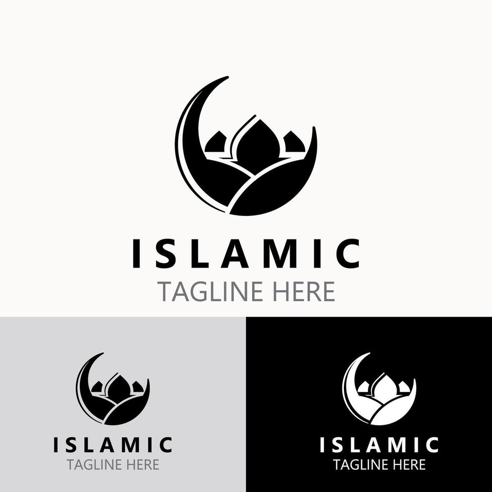 islamique mosquée logo conception, modèle islamique, islamique journée Ramadan vecteur Créatif idée