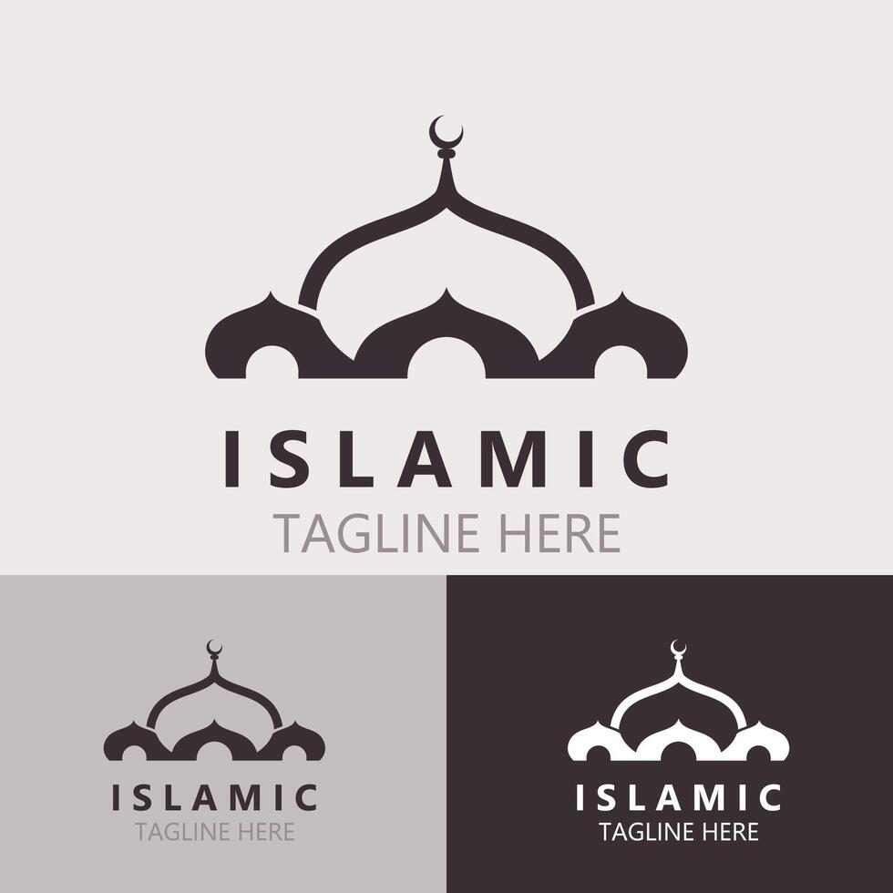 islamique mosquée logo conception, modèle islamique, islamique journée Ramadan vecteur Créatif idée