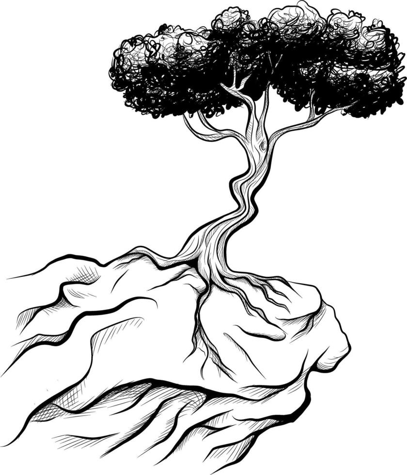 illustration vectorielle arbre vecteur