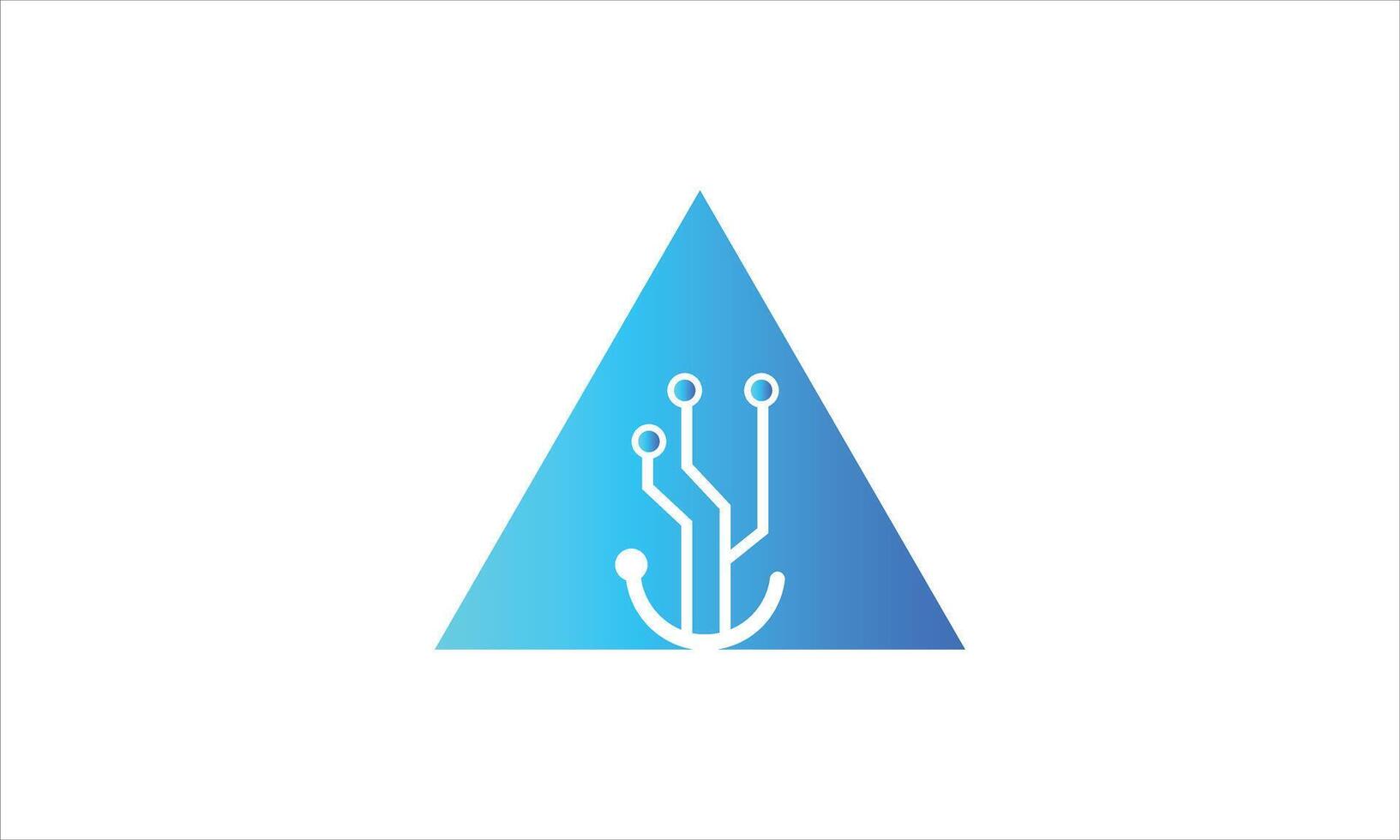 La technologie vecteur logo conception modèle