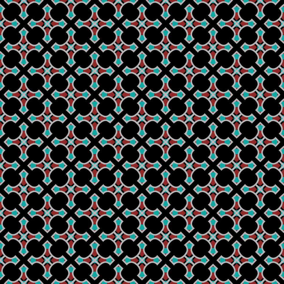 motif abstrait sans couture multicolore. arrière-plan et toile de fond. multicolore. conception ornementale colorée. ornements en mosaïque colorée. illustration graphique vectorielle. vecteur