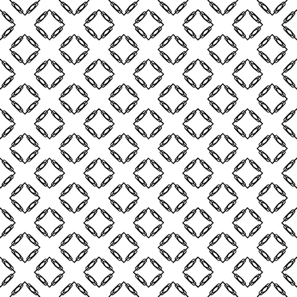 motif abstrait sans couture noir et blanc. arrière-plan et toile de fond. conception ornementale en niveaux de gris. vecteur