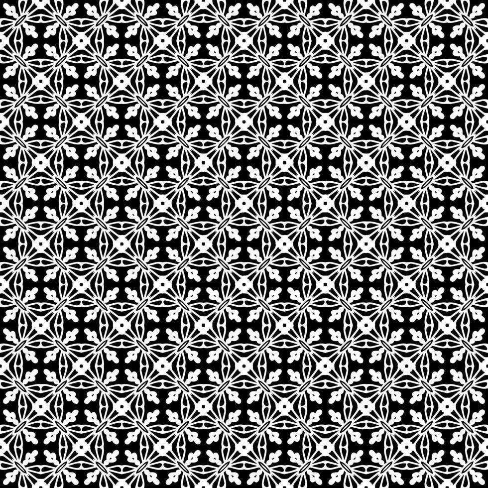 motif abstrait sans couture noir et blanc. arrière-plan et toile de fond. conception ornementale en niveaux de gris. vecteur