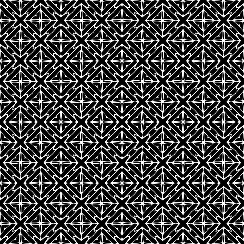 motif abstrait sans couture noir et blanc. arrière-plan et toile de fond. conception ornementale en niveaux de gris. vecteur