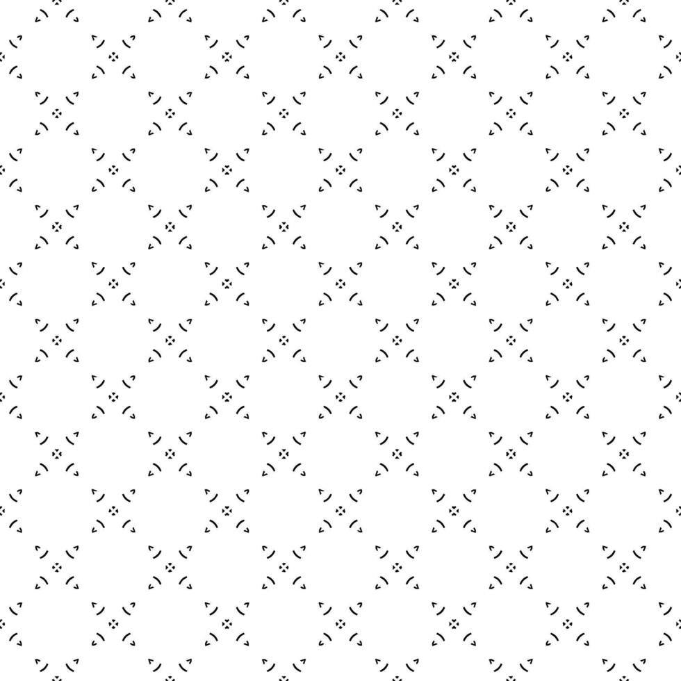 motif abstrait sans couture noir et blanc. arrière-plan et toile de fond. conception ornementale en niveaux de gris. vecteur