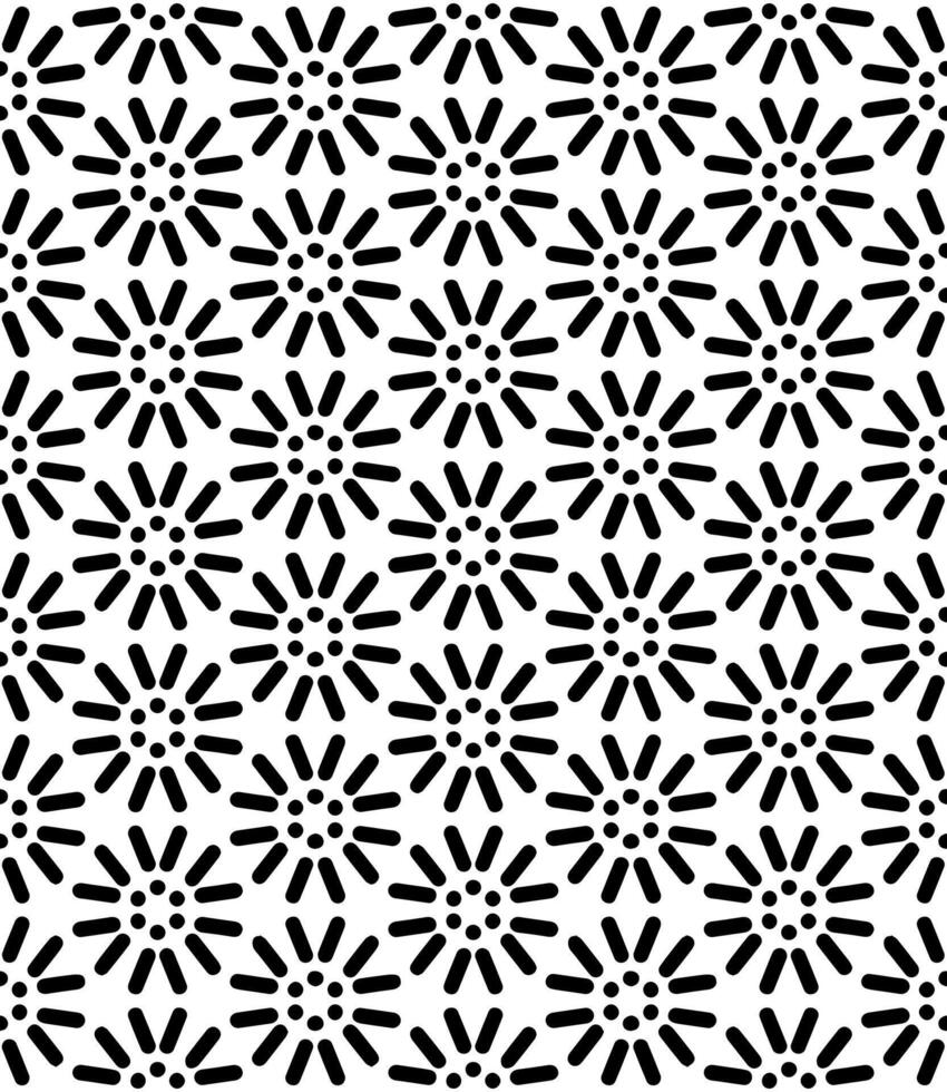 motif abstrait sans couture noir et blanc. arrière-plan et toile de fond. conception ornementale en niveaux de gris. vecteur