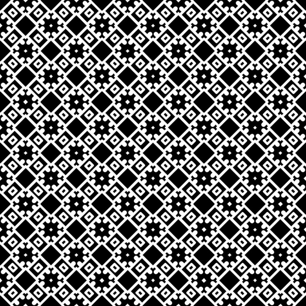 motif abstrait sans couture noir et blanc. arrière-plan et toile de fond. conception ornementale en niveaux de gris. vecteur