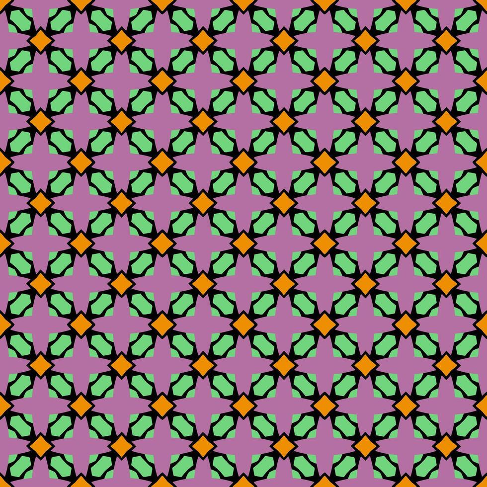 motif abstrait sans couture multicolore. arrière-plan et toile de fond. multicolore. conception ornementale colorée. ornements en mosaïque colorée. illustration graphique vectorielle. vecteur