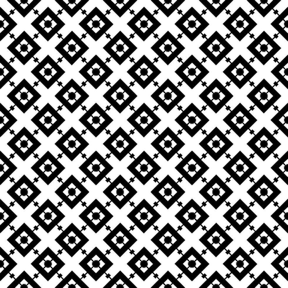 motif abstrait sans couture noir et blanc. arrière-plan et toile de fond. conception ornementale en niveaux de gris. vecteur