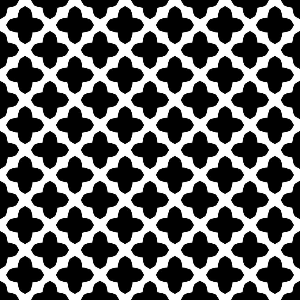 motif abstrait sans couture noir et blanc. arrière-plan et toile de fond. conception ornementale en niveaux de gris. vecteur