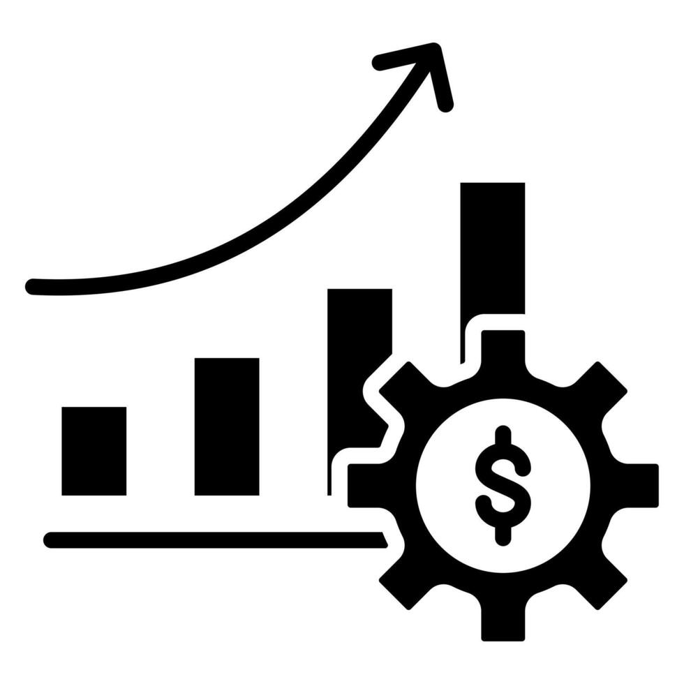 financier récupération icône vecteur illustration