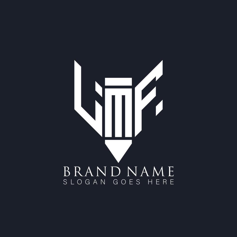 lmf abstrait lettre logo. lmf Créatif monogramme initiales lettre logo concept. lmf unique moderne plat abstrait vecteur lettre logo conception.