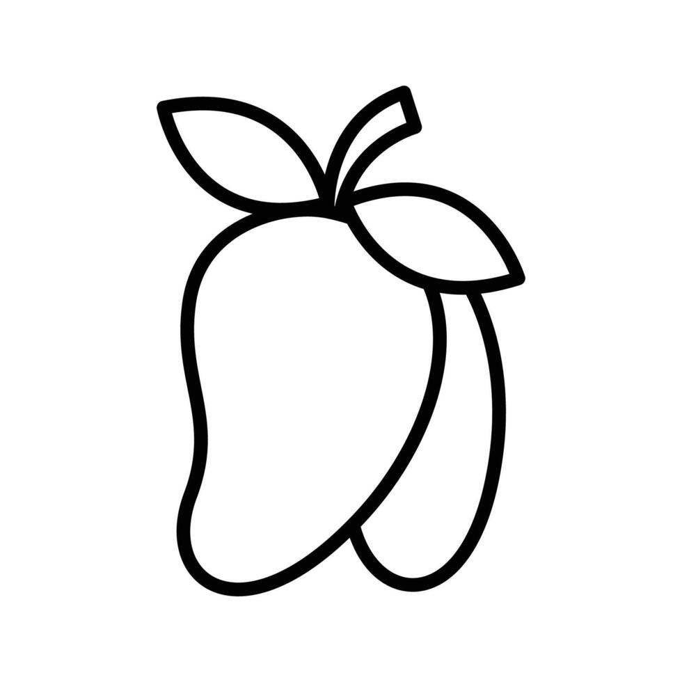 mangue icône vecteur conception modèle dans blanc Contexte