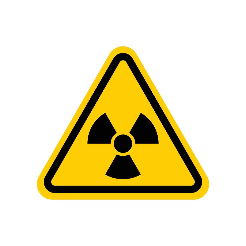 radiation icône vecteur conception modèle dans blanc Contexte