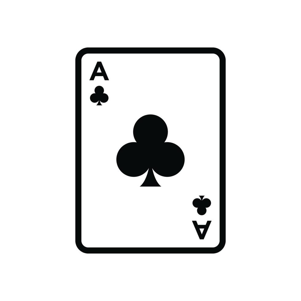 poker carte icône vecteur conception modèle dans blanc Contexte