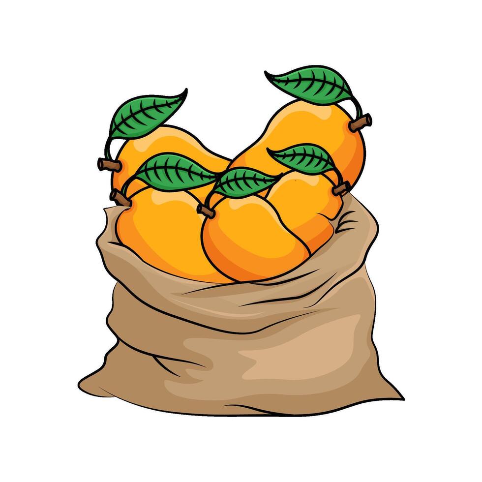illustration de mangue vecteur