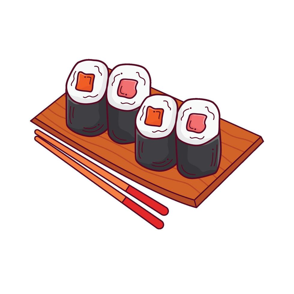 illustration de Sushi vecteur