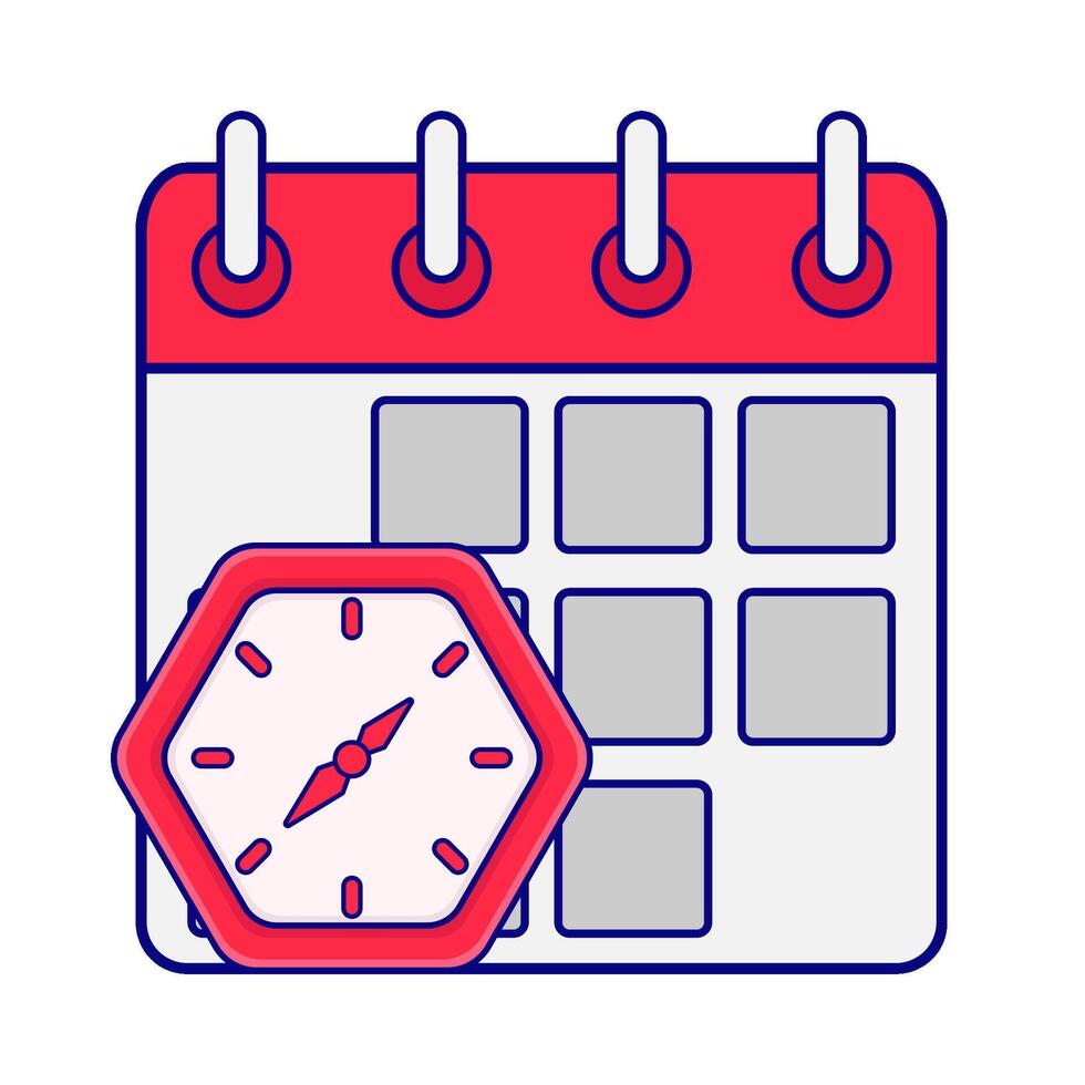 illustration de date limite vecteur