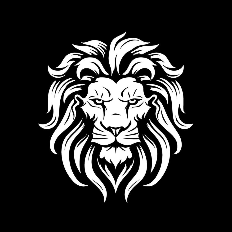 lion, minimaliste et Facile silhouette - vecteur illustration