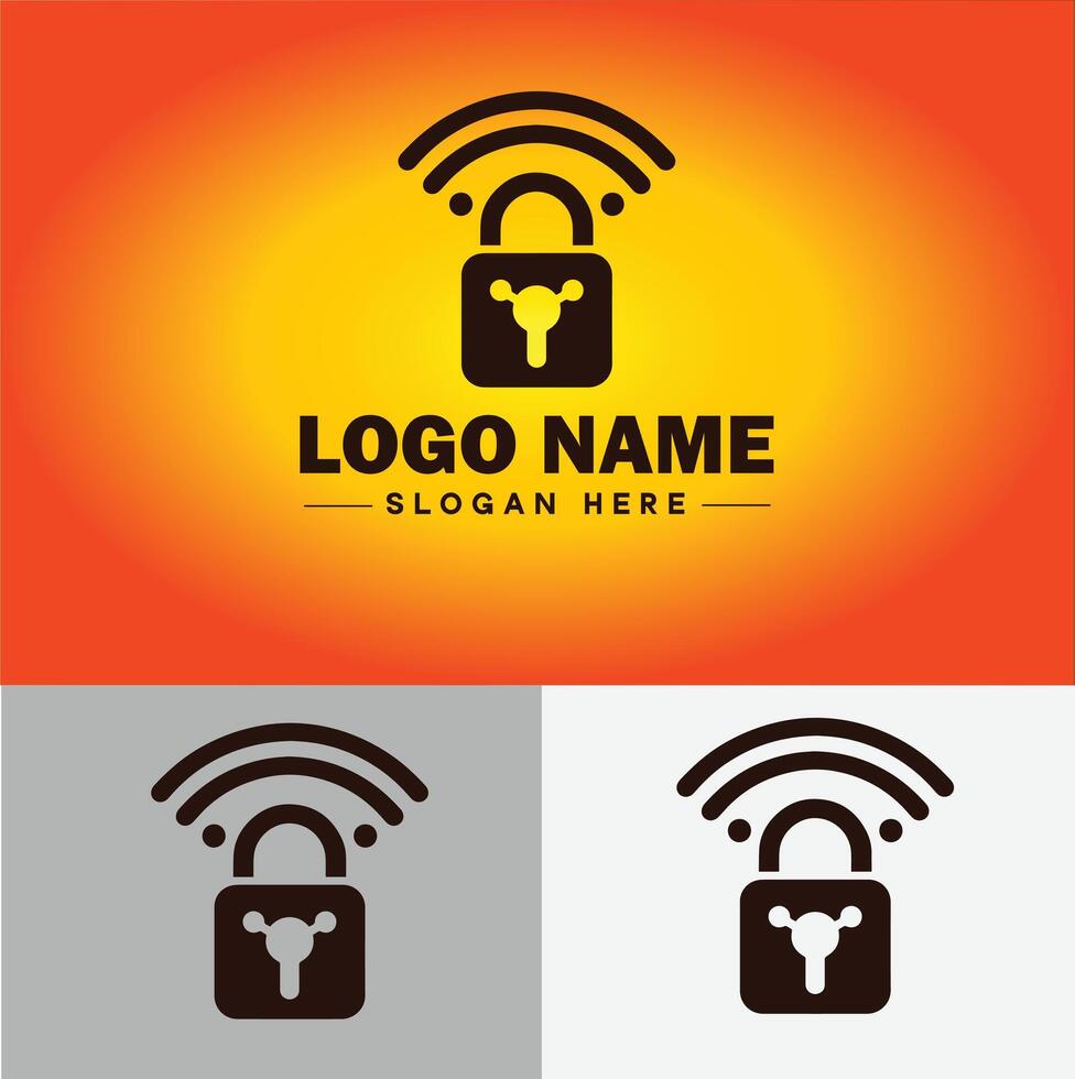 fermer à clé icône logo sécurité Sécurité protection vecteur pour affaires marque icône fermer à clé logo modèle