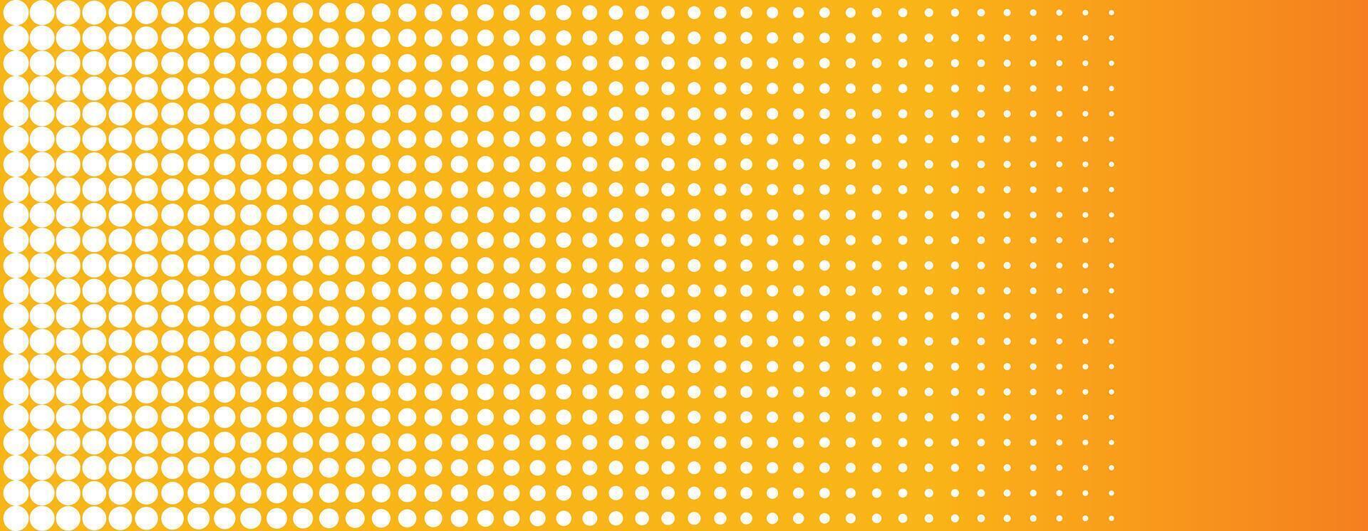 abstrait Jaune et blanc demi-teinte large bannière vecteur