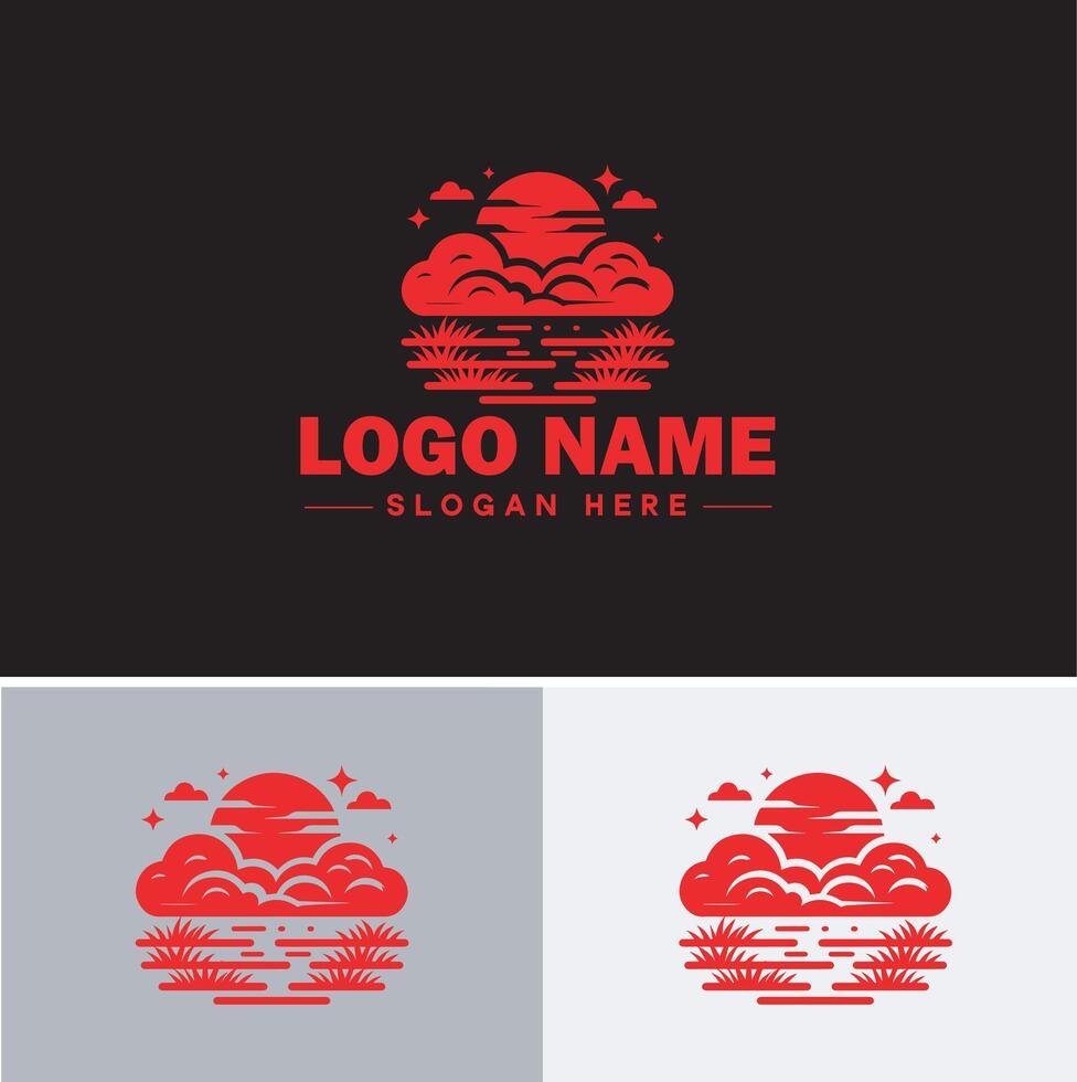 nuage logo icône vecteur art graphique pour affaires marque app icône ciel nuage logo modèle