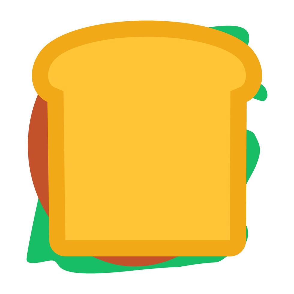 une unique conception icône de sandwich vecteur