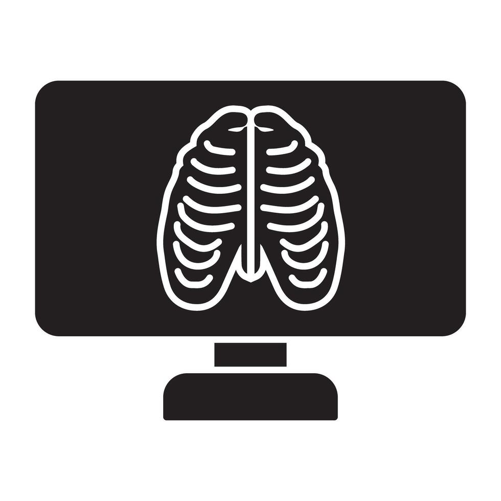 vecteur conception de radiographie icône