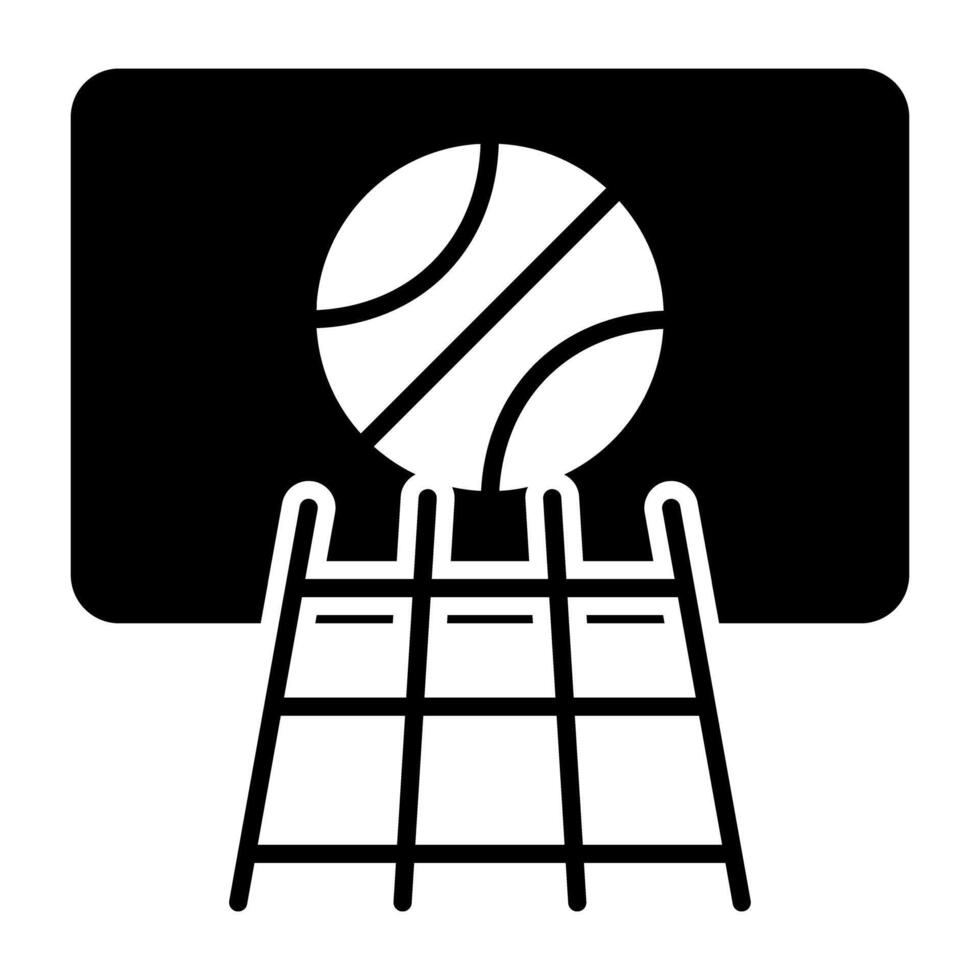 branché conception icône de basketball Jeu vecteur