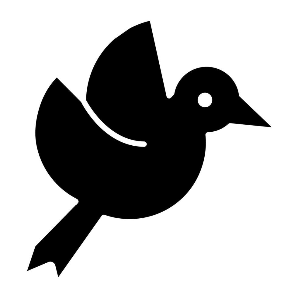 moderne conception icône de en volant oiseau vecteur