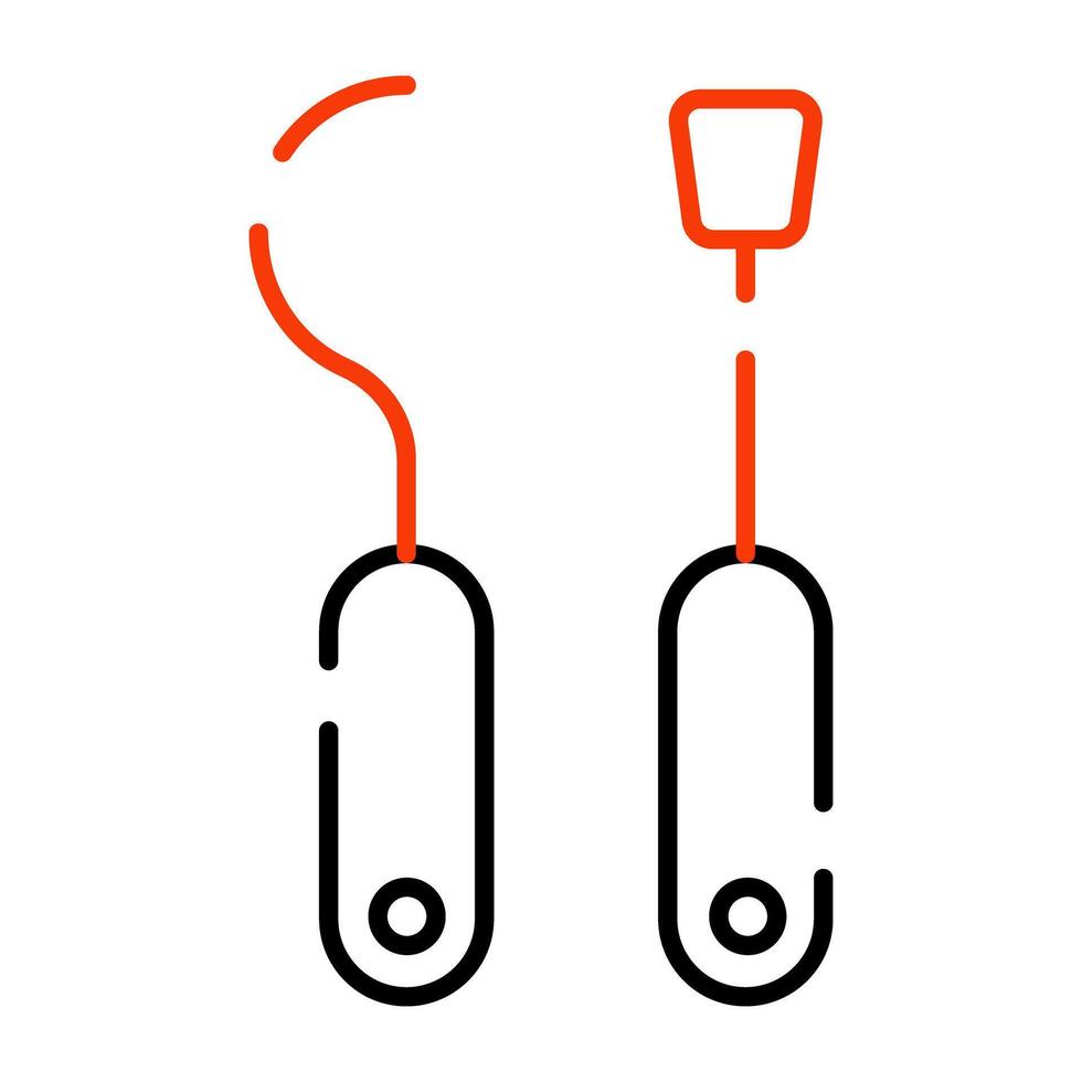 un icône conception de chirurgical outils, vecteur