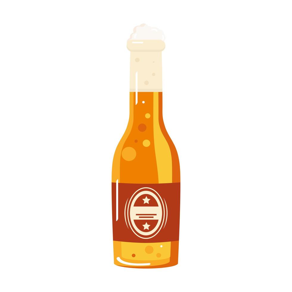 icône de bouteille de bière vecteur