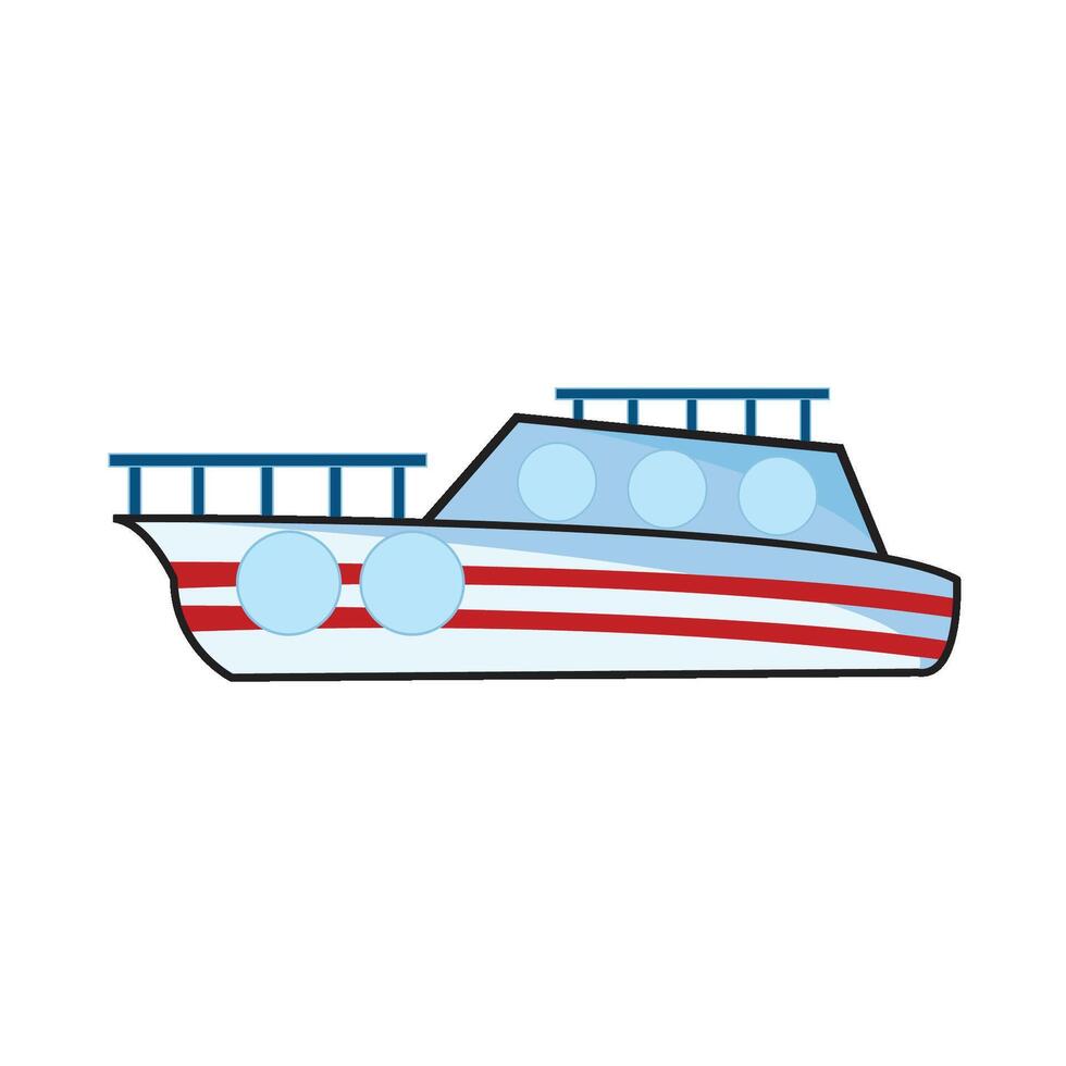 illustration de bateau vecteur