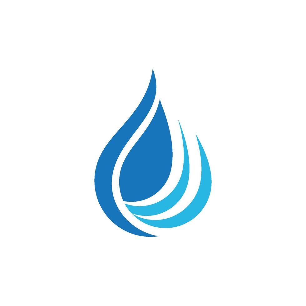 logo de goutte d'eau vecteur