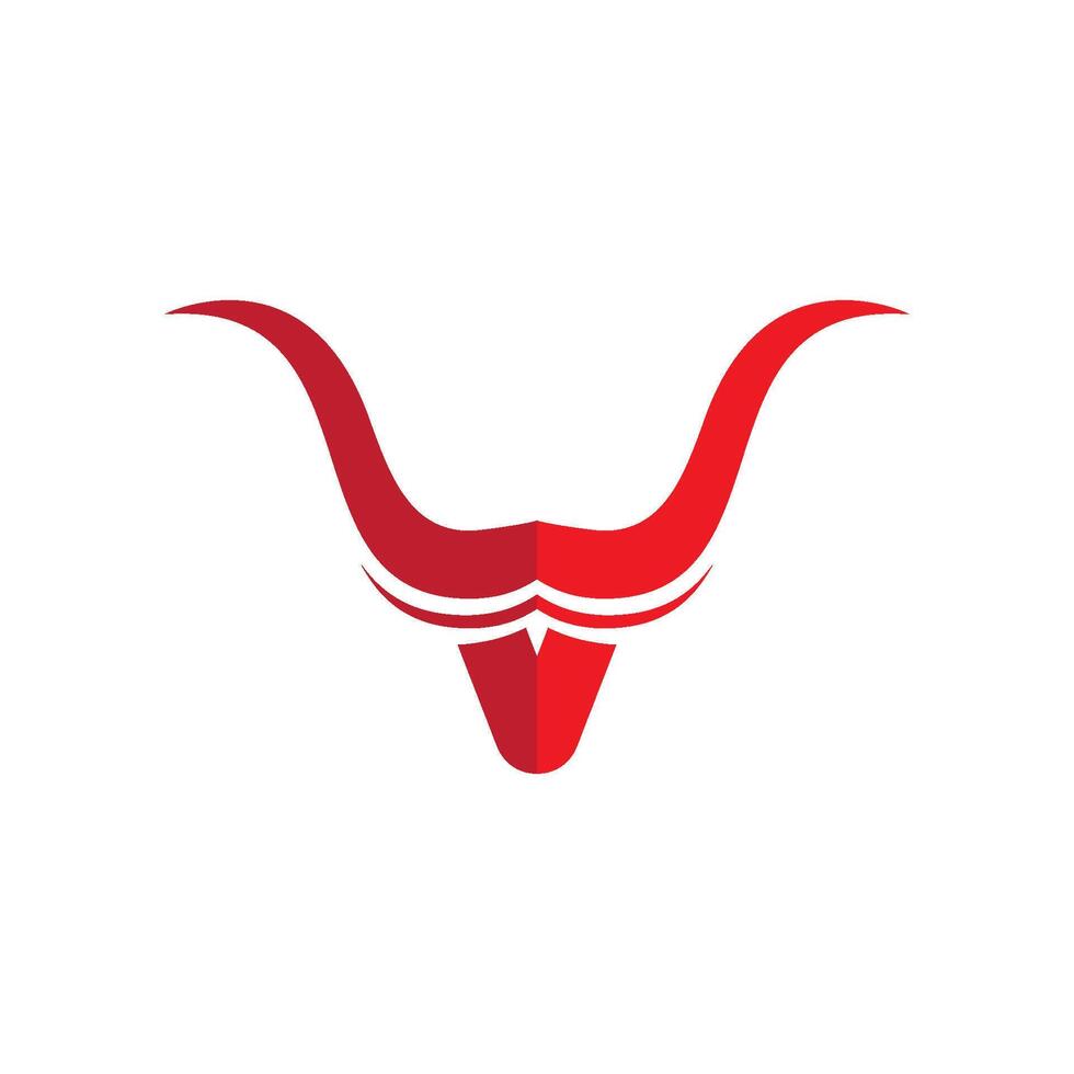 Taureau logo icône vecteur