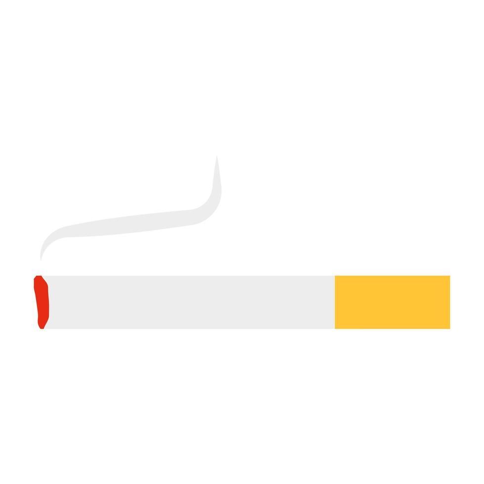 le tabac bâton icône, vecteur conception de cigarette
