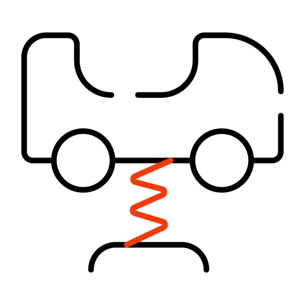 moderne conception icône de bébé voiture vecteur