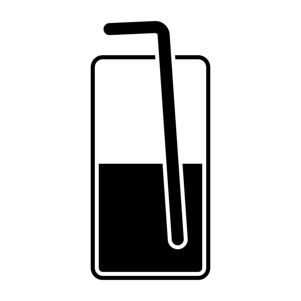 une unique conception icône de boisson verre vecteur