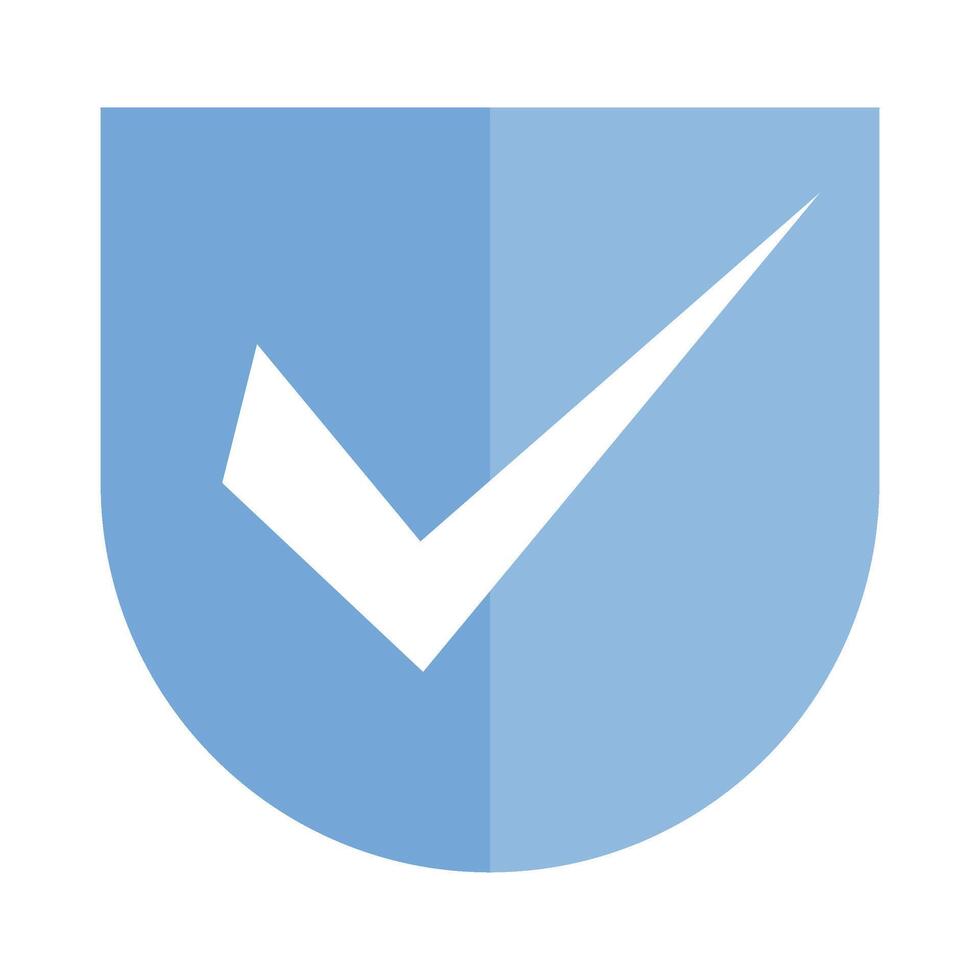 prime bleu vérifier marque signe vecteur, vérification marque vecteur
