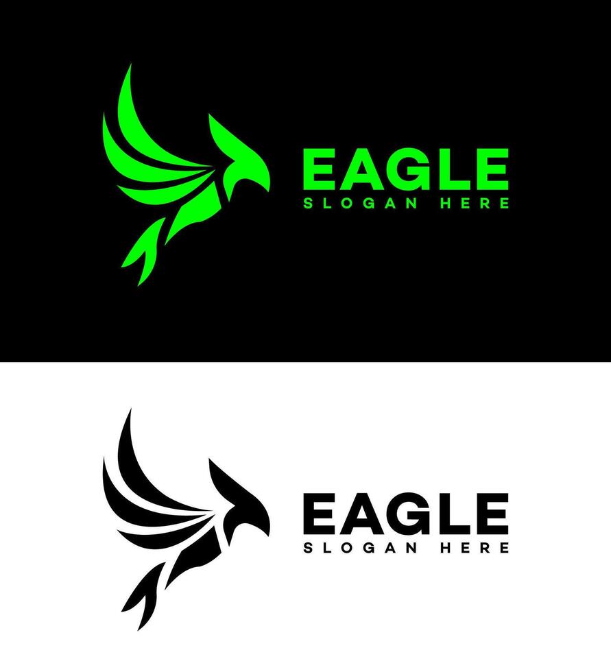 Aigle logo icône marque identité signe symbole modèle vecteur