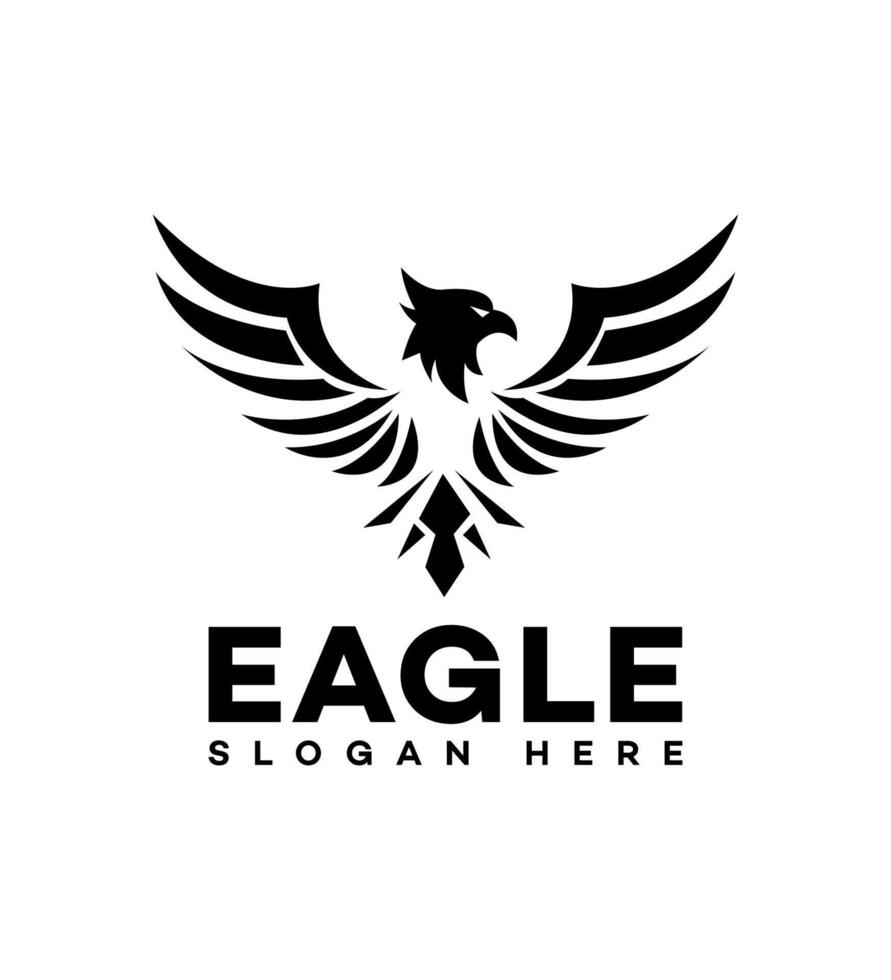 Aigle logo icône marque identité signe symbole modèle vecteur