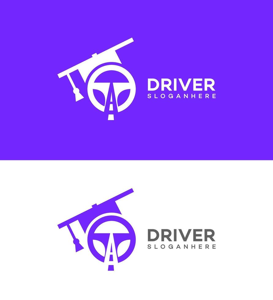 chauffeur formation logo icône marque identité signe symbole modèle vecteur