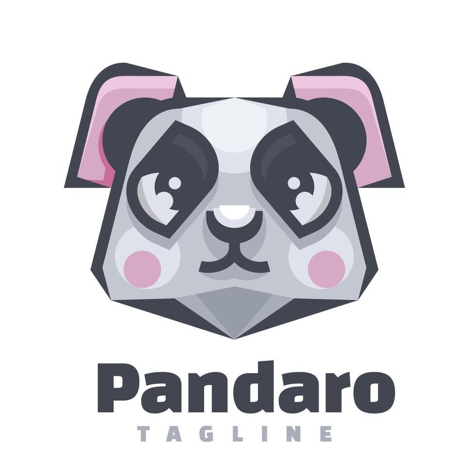 animaux tête personnage logo mascotte vecteur