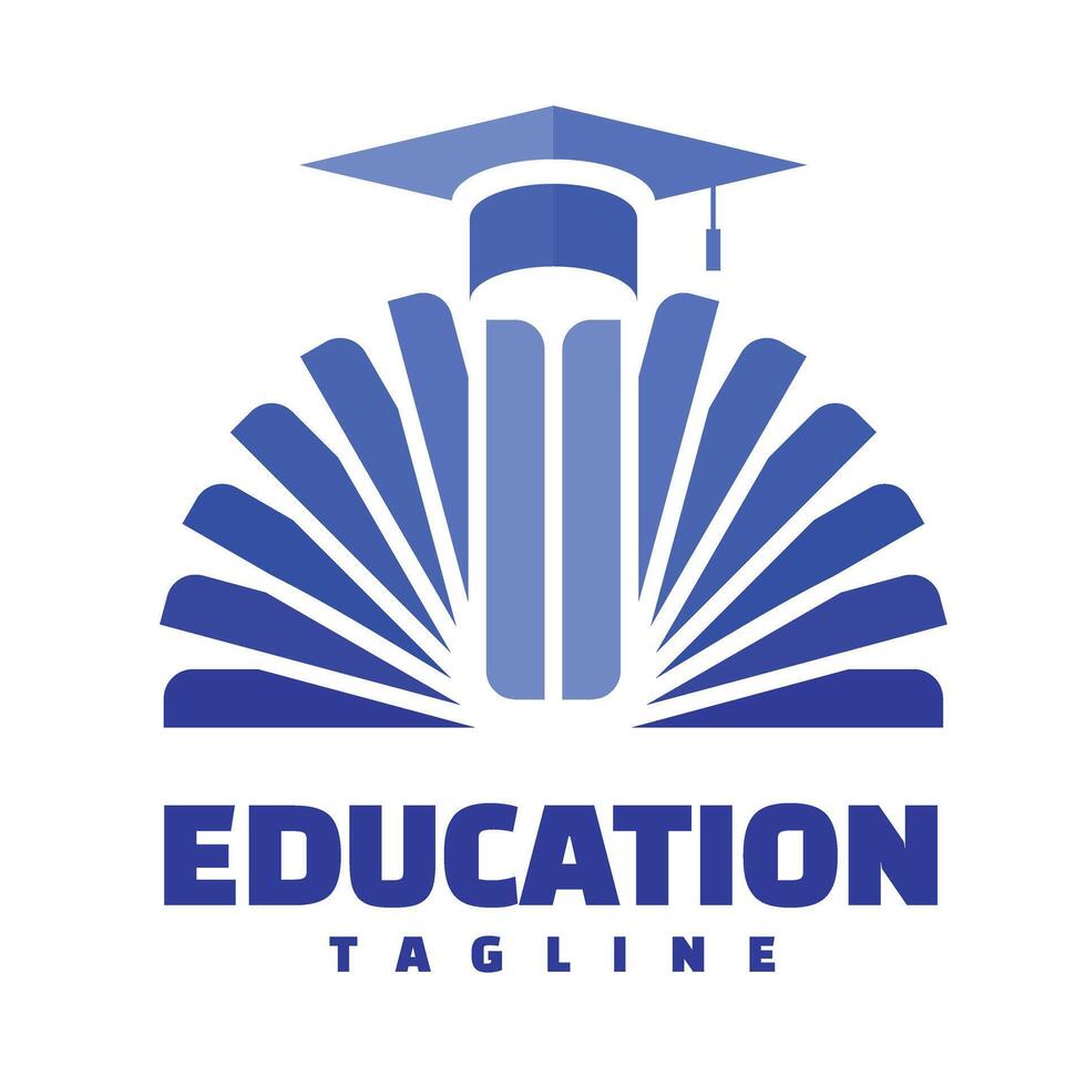 vecteur de logo de l'éducation