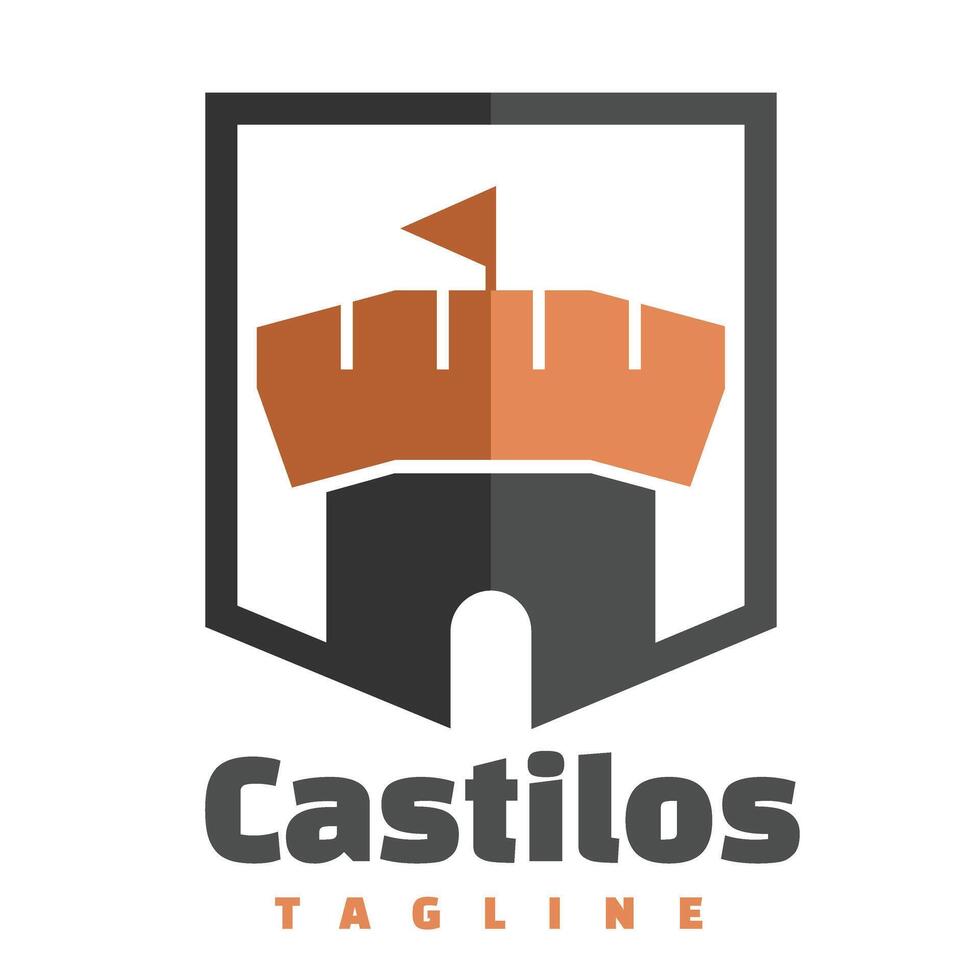 Castille logo mascotte vecteur