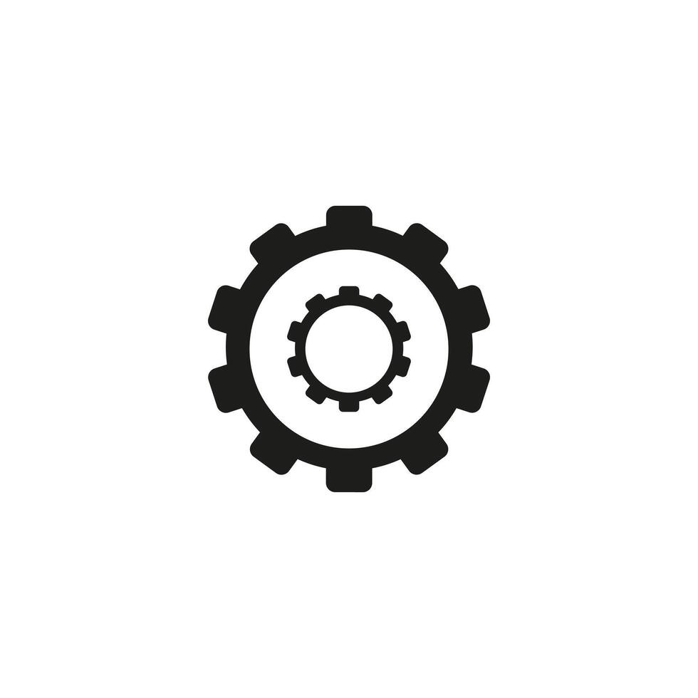 vis roue dentée vecteur pour réparation affaires entreprise icône symbole