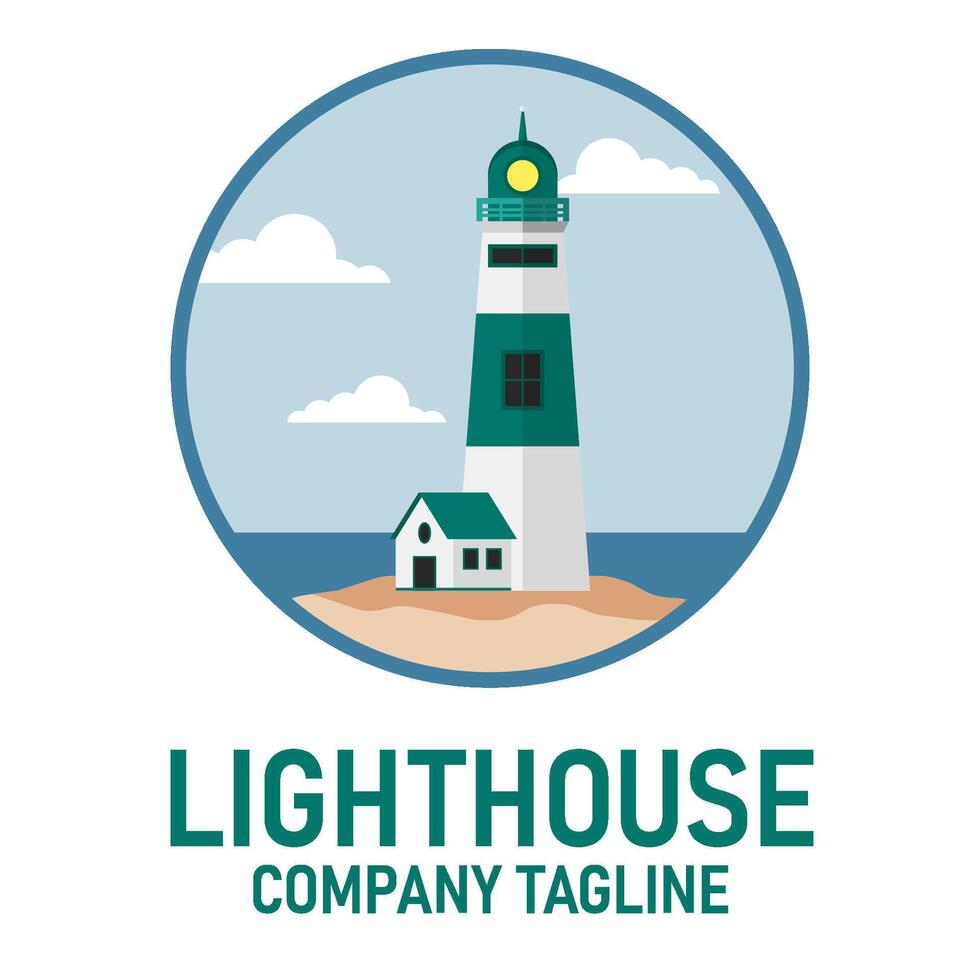 phare base logo modifiable vecteur