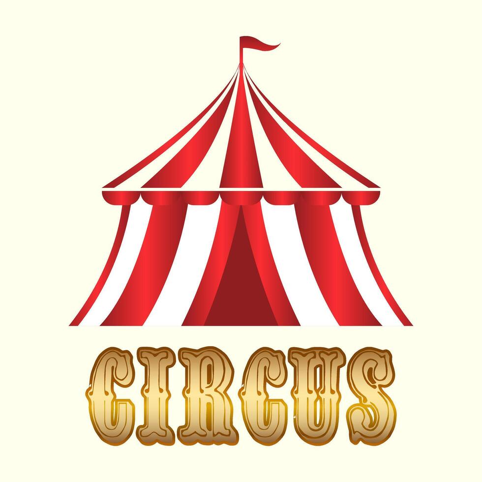 cirque tente icône ou logo. carnaval, festival, juste chapiteau Haut signe. fête foraine symbole. vecteur